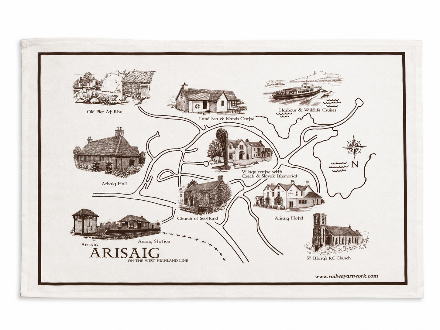 Arisaig Tea Towel
